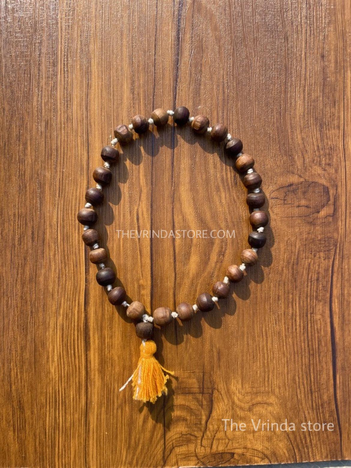 27+1 Brown Beads Original Tulsi Sumrani Japmala - Image 2