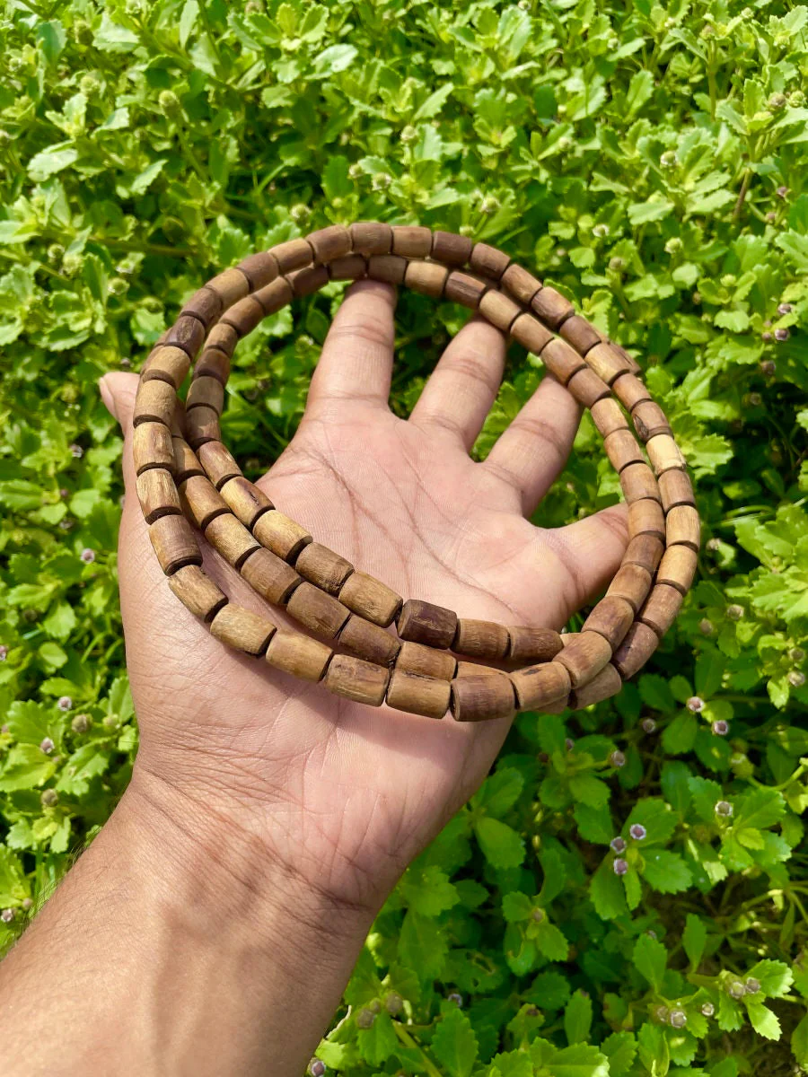 3 Round Brown Original Tulsi Mala - Image 2